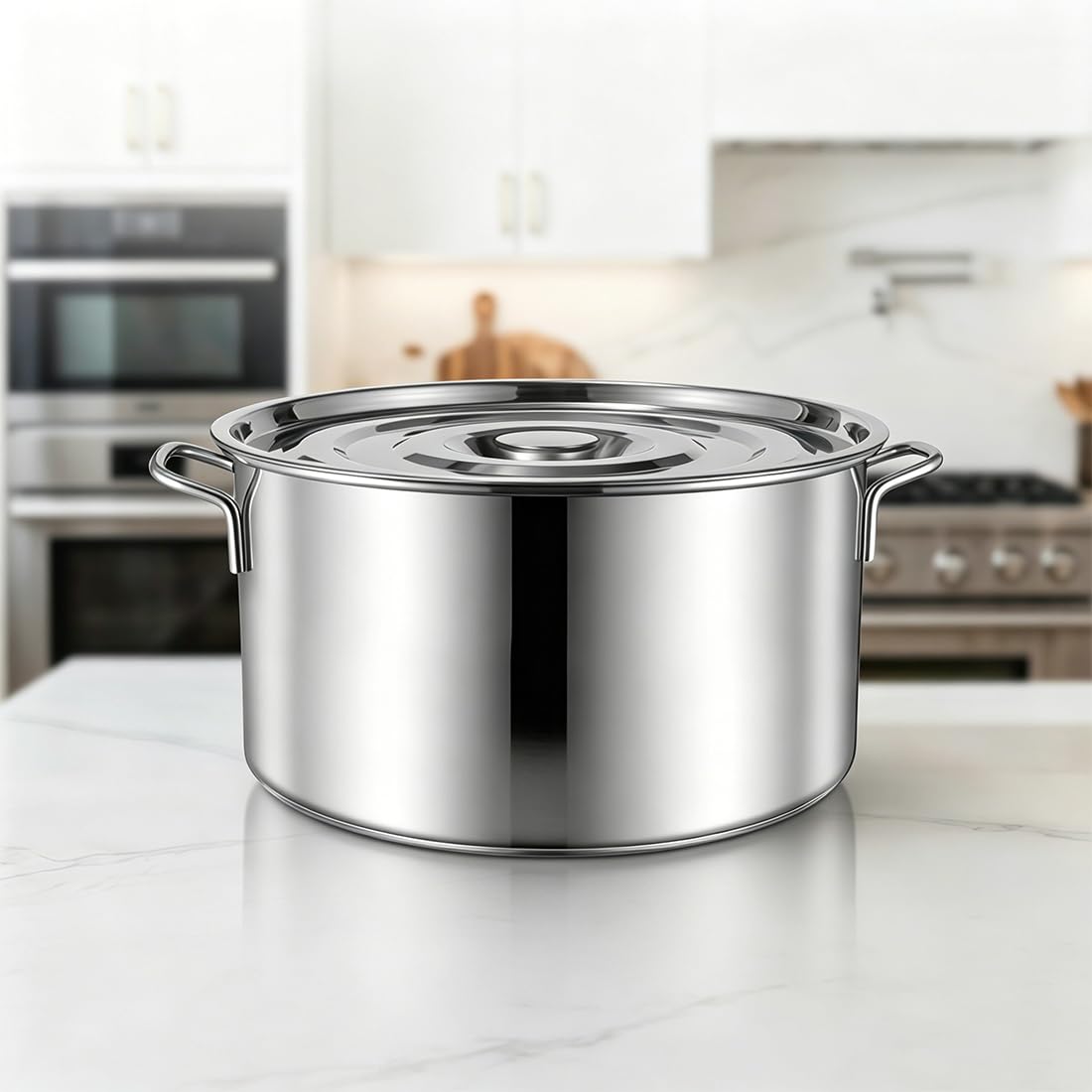 Stainless Steel Stock Pot with Lid D9298