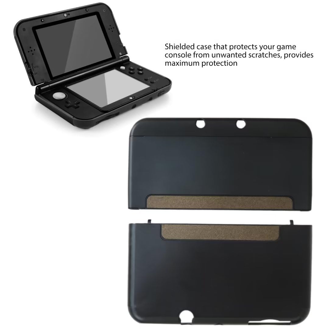 Hard Shell Protector Case Cover for Nintendo 3DS LL XL - Black T750