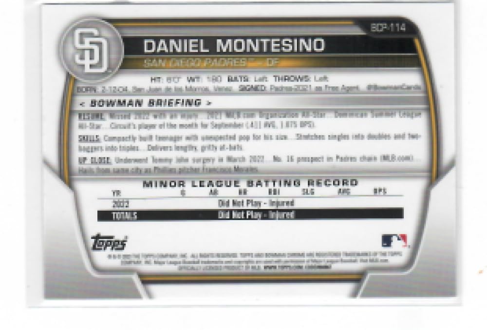 Baseball Card D22614