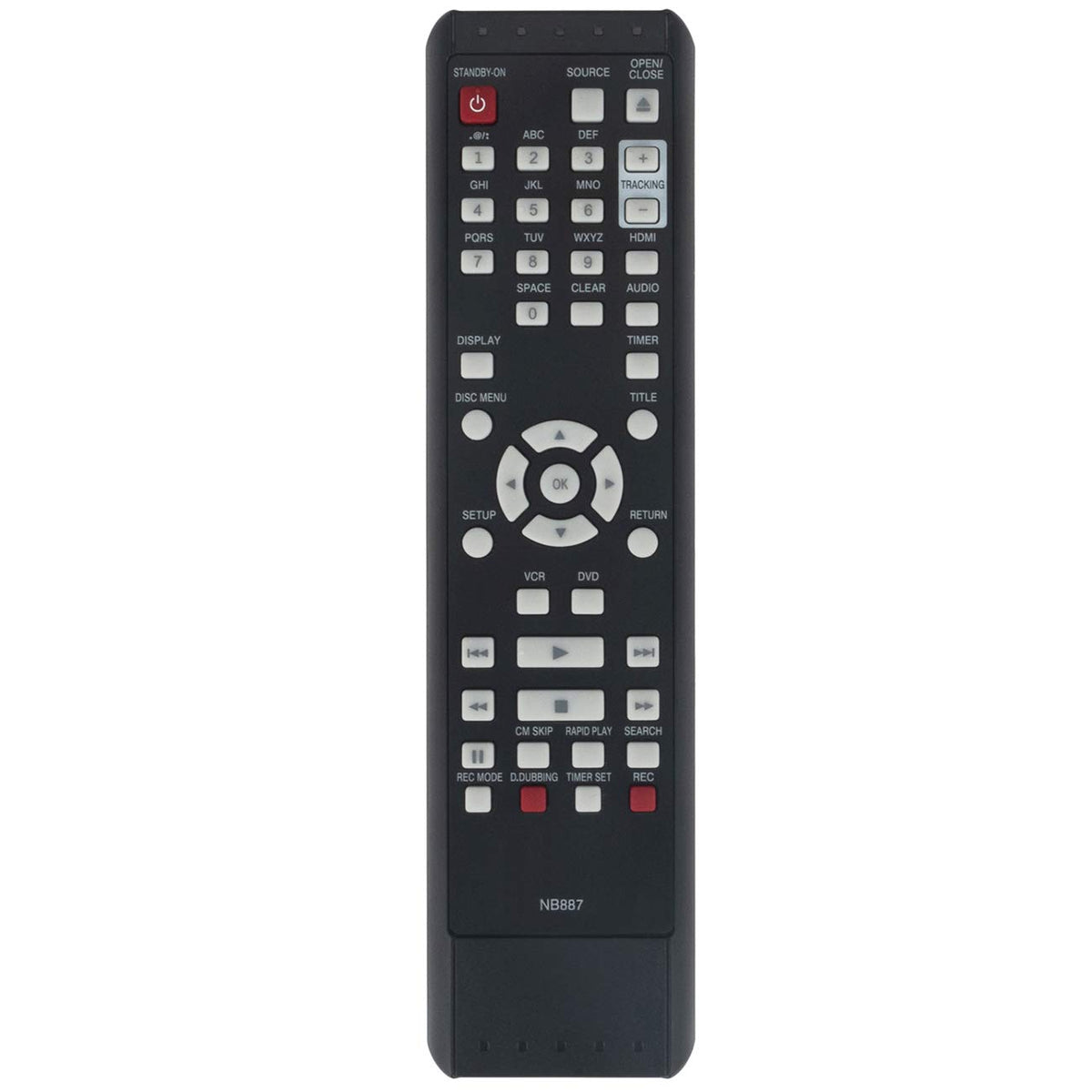 Replacement Remote Control for Magnavox DVD VCR Combo O5341