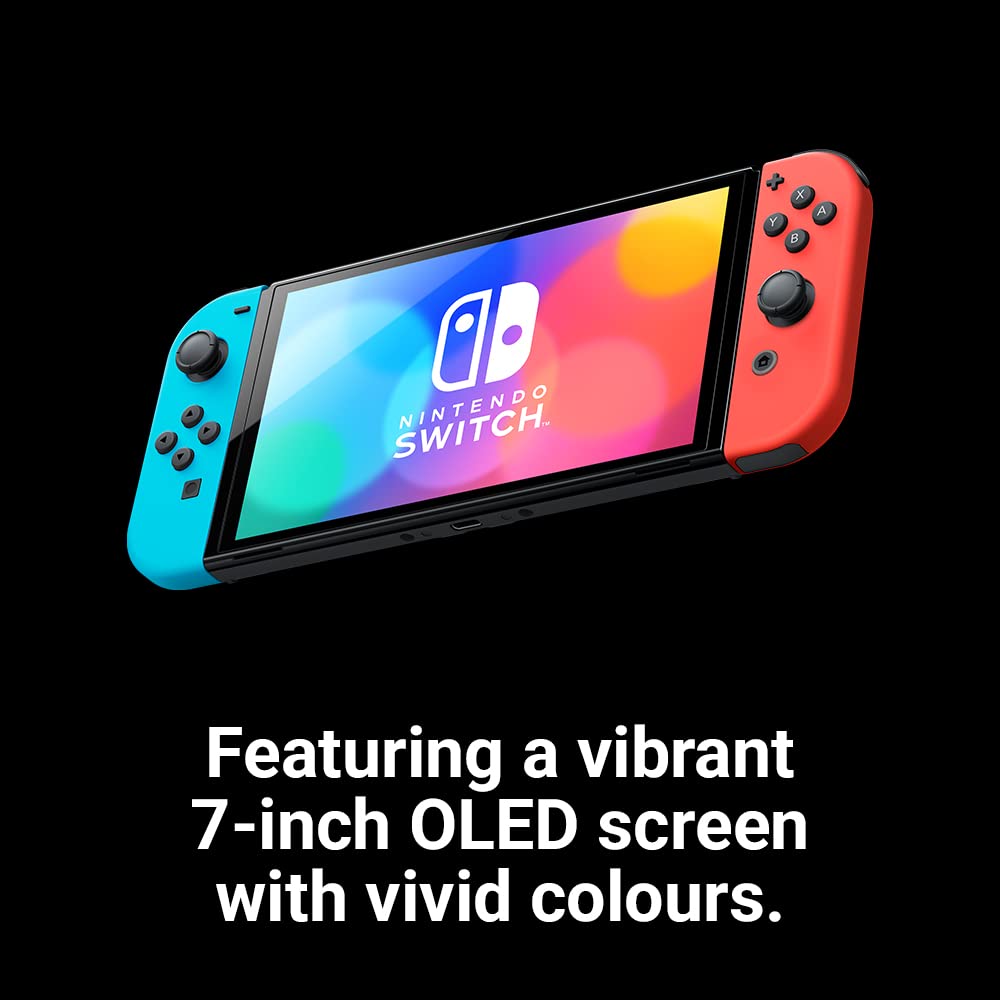Nintendo Switch OLED Model Neon Blue Neon Red I66130