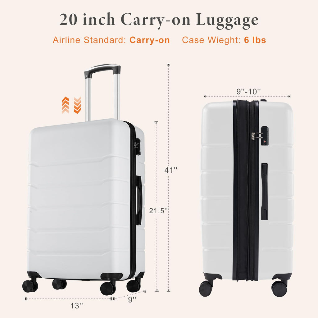 20 Inch Carry On Luggage with Spinner Wheels I638744