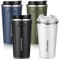 4 Pack 17oz Stainless Steel Insulated Coffee Mug with Lid M71743