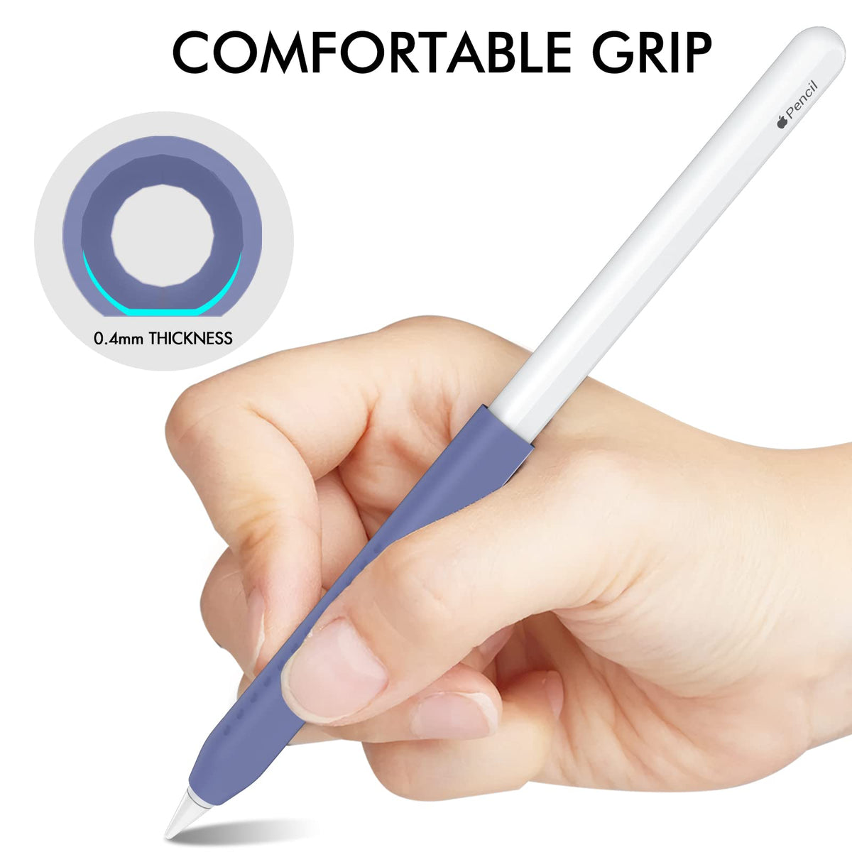 Silicone Grip for Apple Pencil 2nd Generation & Apple Pencil (USB-C) V725