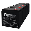 6 Volt 36 AH Rechargeable SLA AGM Battery 4 Pack Z985