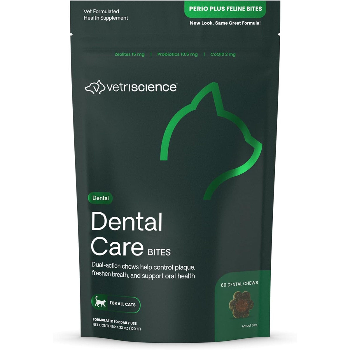 Chicken Dental Care Chews for Cats, 60 Count P33022