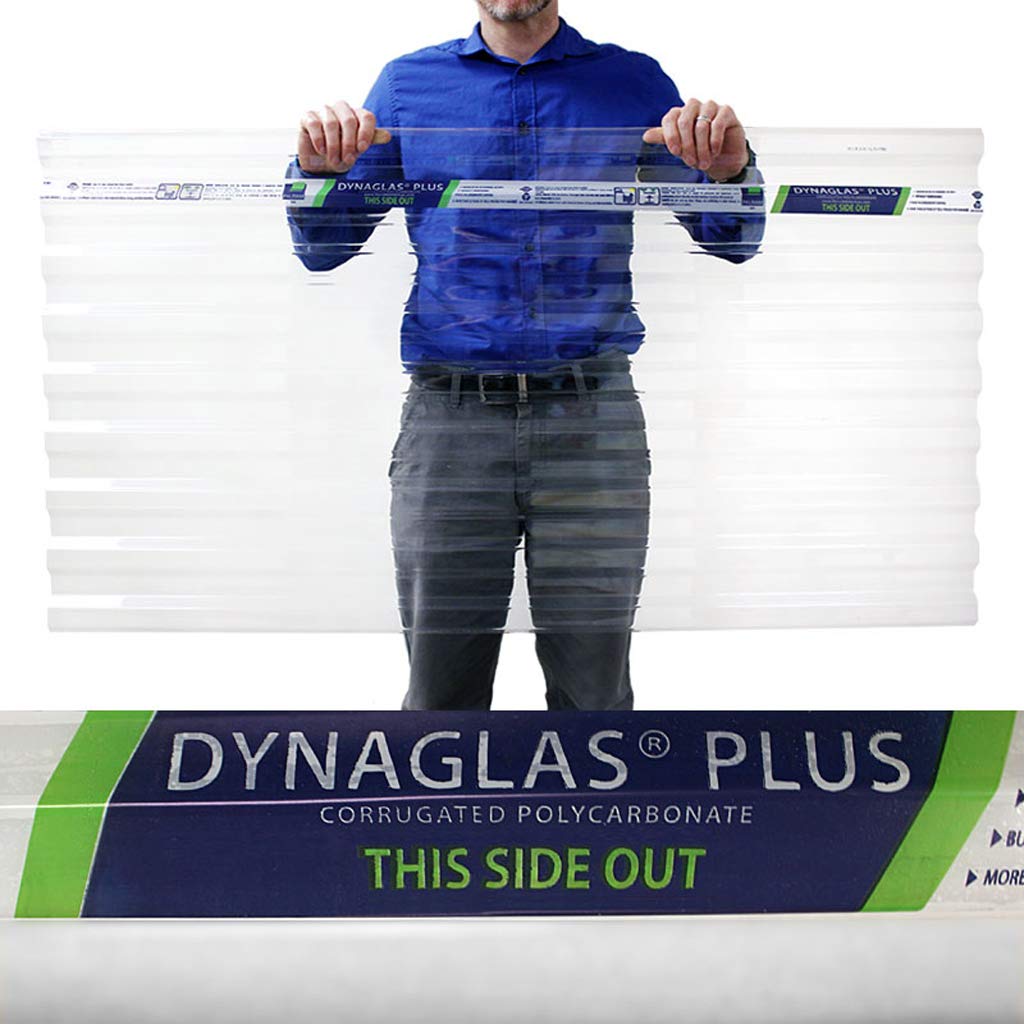5 PK Corrugated Polycarbonate Panel J400821
