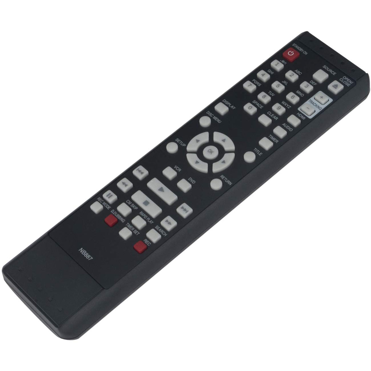 Replacement Remote Control for Magnavox DVD VCR Combo O5341