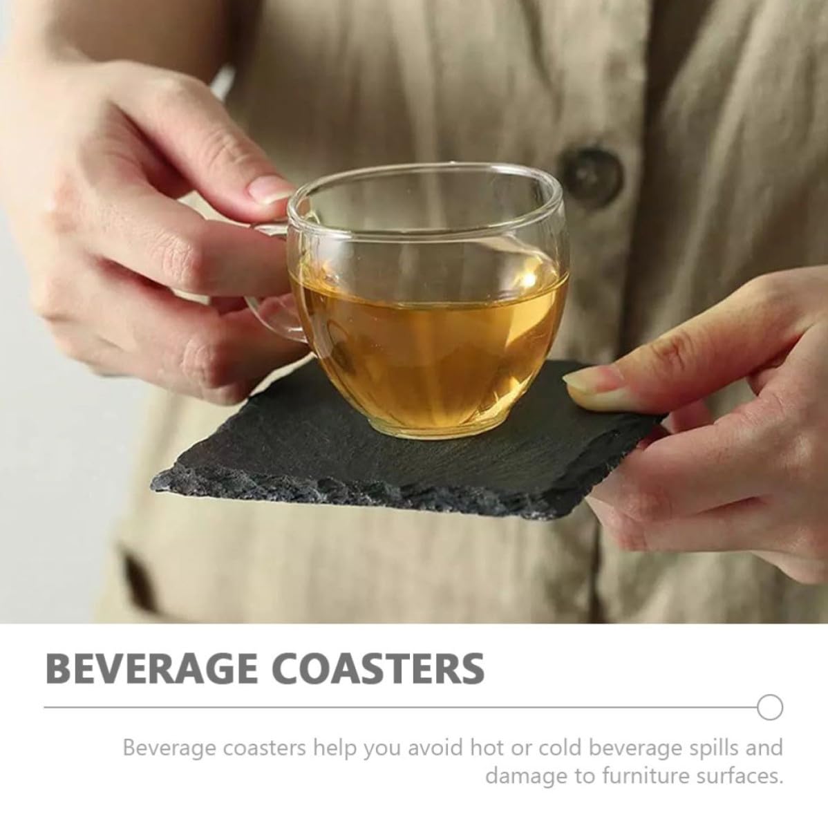 Natural Stone Drink Coasters S893