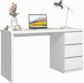 White Desk with Drawers L157222