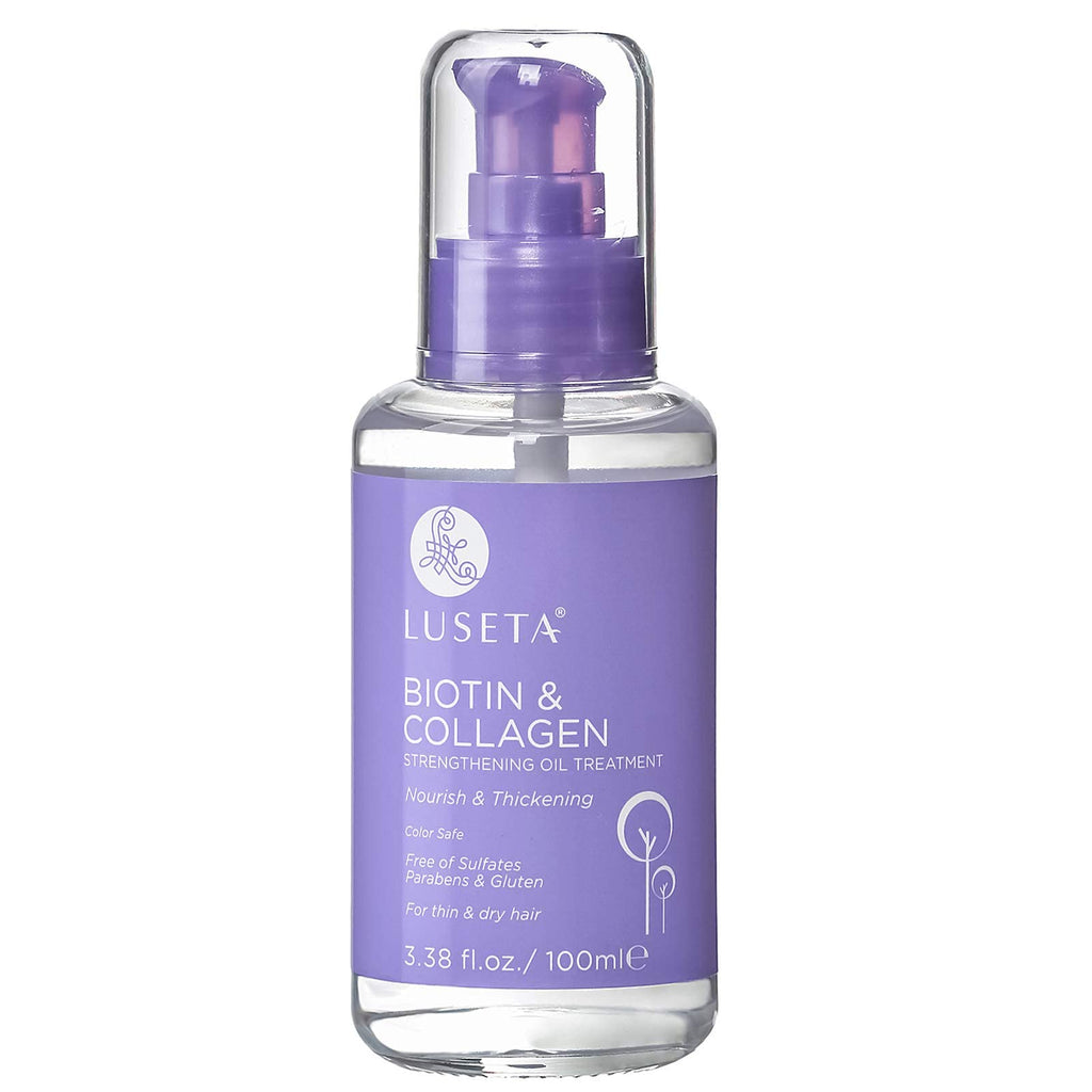 Curly Hair Shampoo and Conditioner Set with Biotin Hair Oil W53906