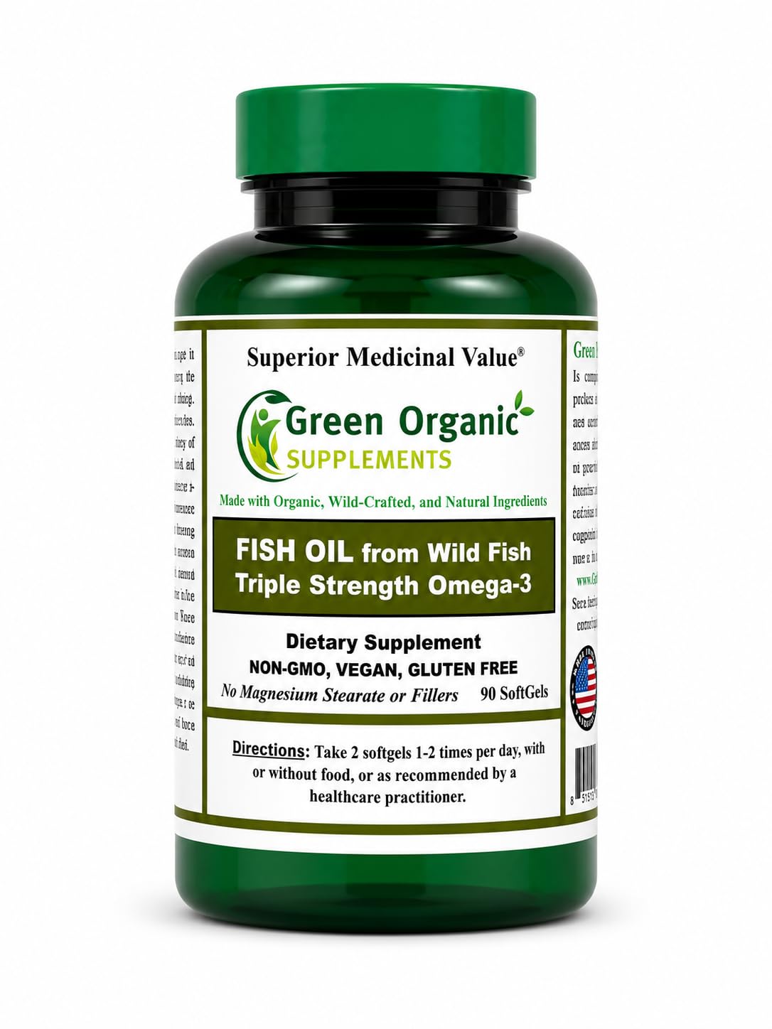 Triple Strength Omega 3 Fish Oil 90 Softgel 1000 mg W325017