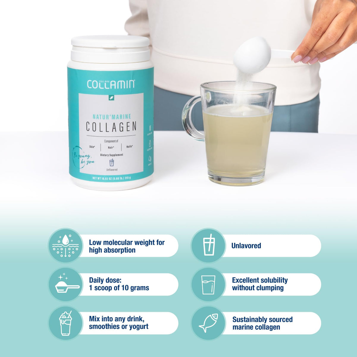 Hydrolyzed Collagen Peptides Powder with Essential Amino Acids I220
