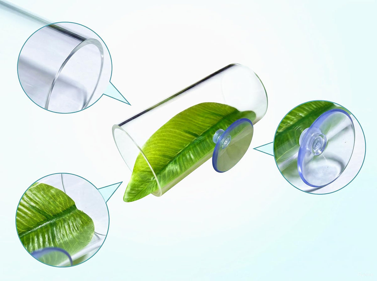 Betta Fish Hammock Tunnel Leaf Pad Resting Bed Y876746