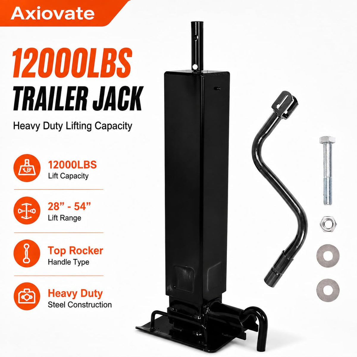 12000lbs Adjustable Drop Leg Trailer Jack Z247