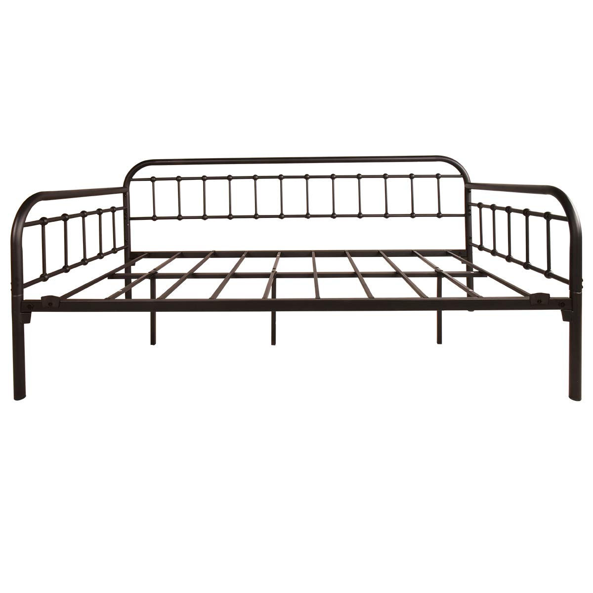 Metal Daybed Frame Twin Day Bed Black A1415