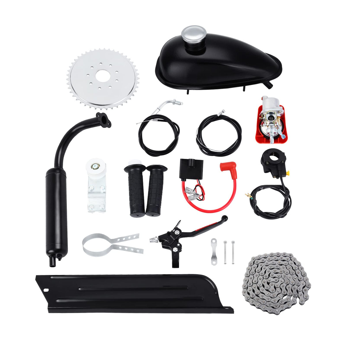 2 Stroke 100cc Bicycle Gasoline Engine Kit Black F240