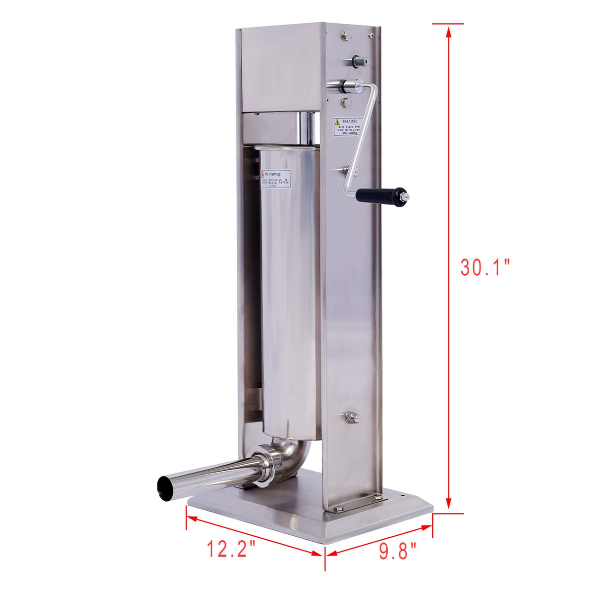Stainless Steel 15lb Commercial Sausage Stuffer W73174