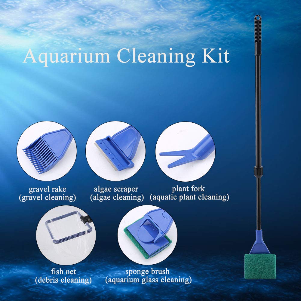 5 in 1 Retractable Aquarium Cleaning Kit B91675