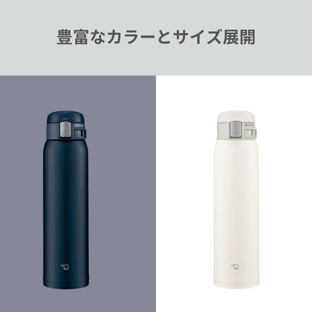 Stainless Steel Water Bottle 600ml Navy X1816
