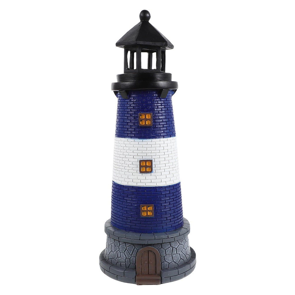 Solar Powered Resin Garden Light with Led, Blue V2707