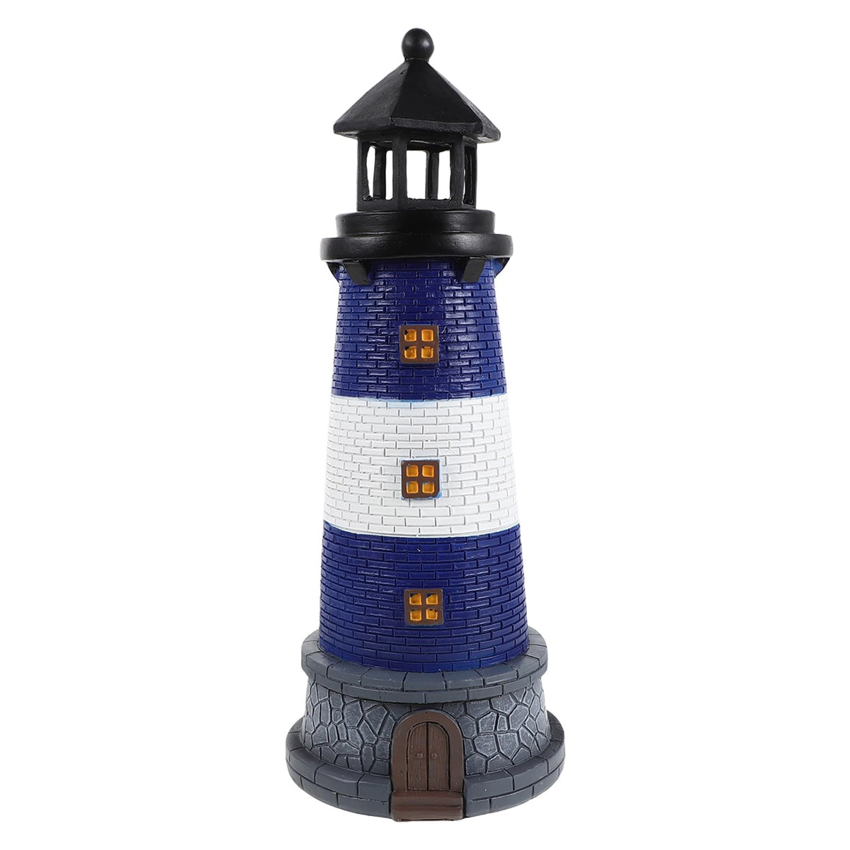 Solar Powered Resin Garden Light with Led, Blue V2707