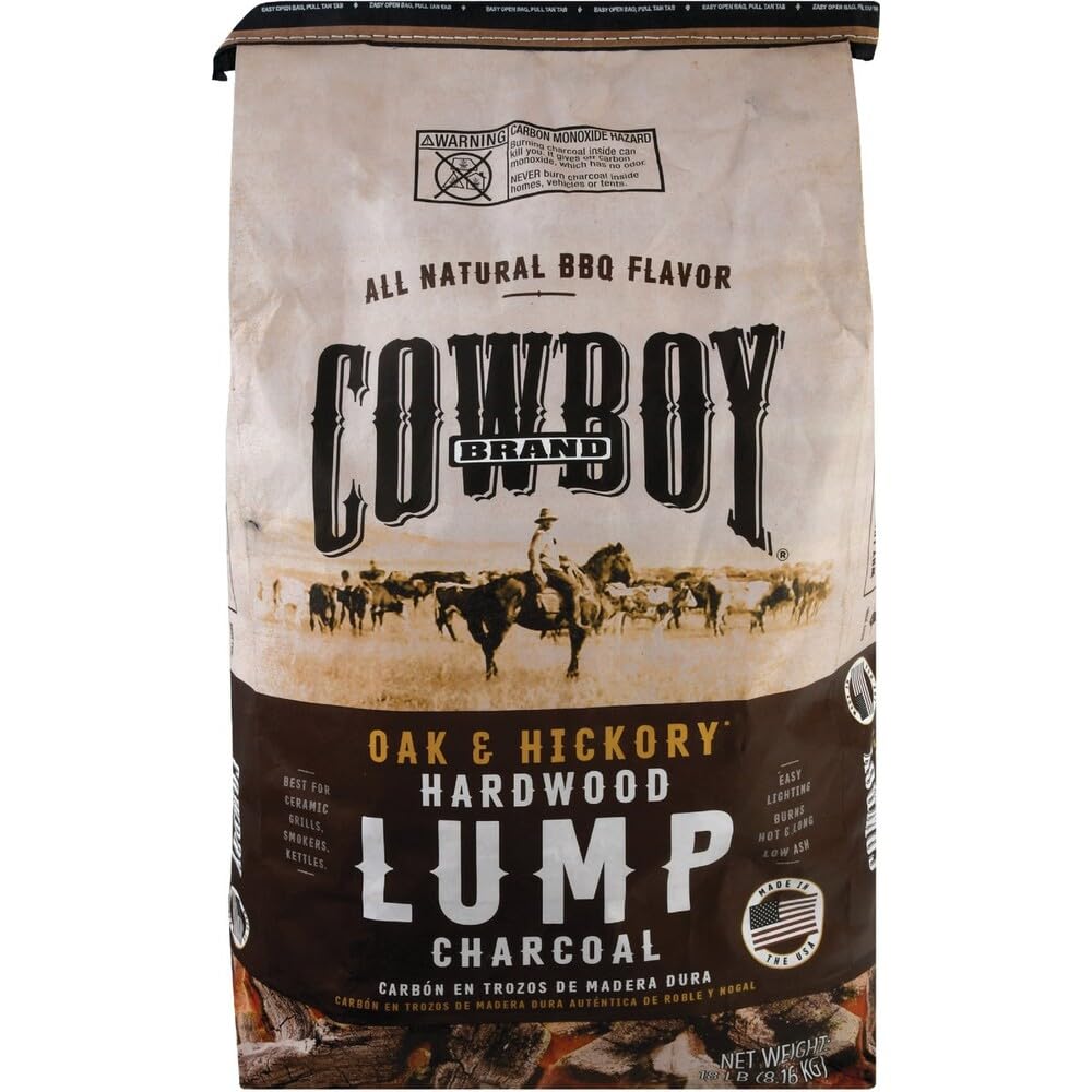 Hardwood Lump Charcoal, 18 lb N20620