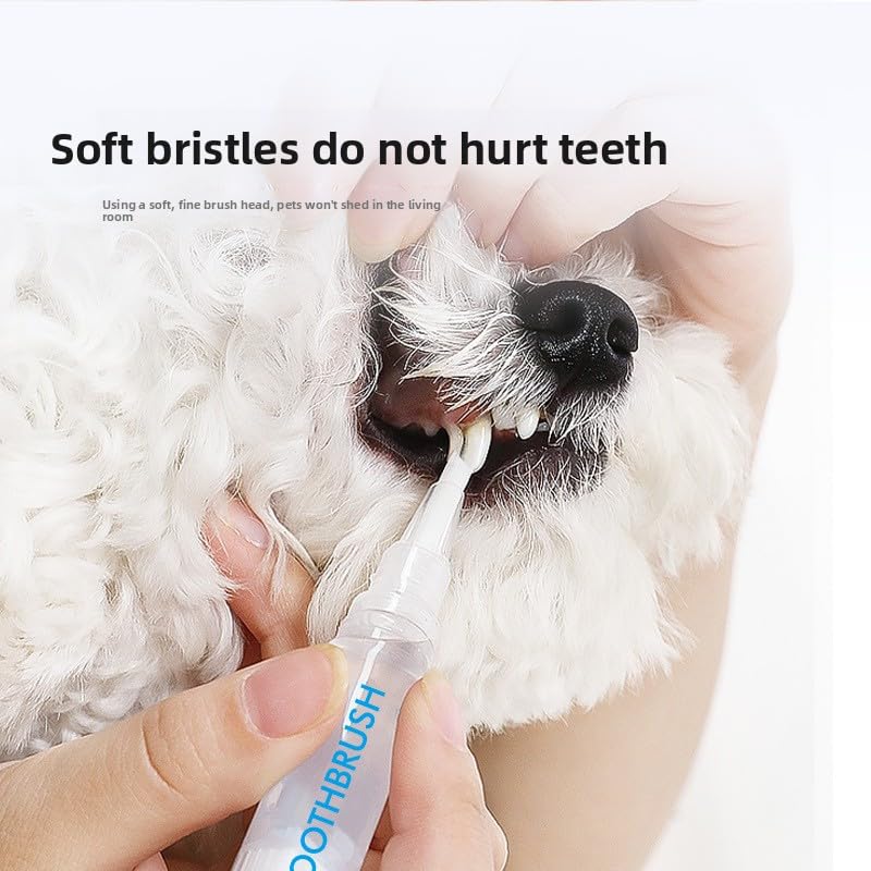 Pet Teeth Cleaning Pen 2-Pack with Soft Brush Head J35641