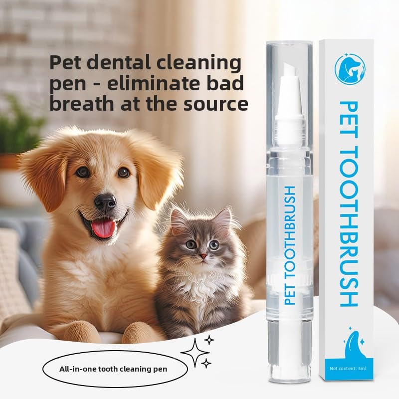 Pet Teeth Cleaning Pen 2-Pack with Soft Brush Head J35641