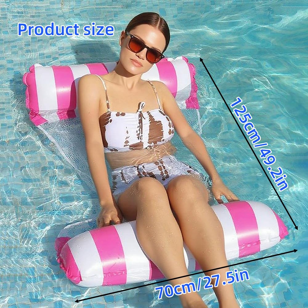 Inflatable Pool Floats Adult Pool Hammock Lounger F219