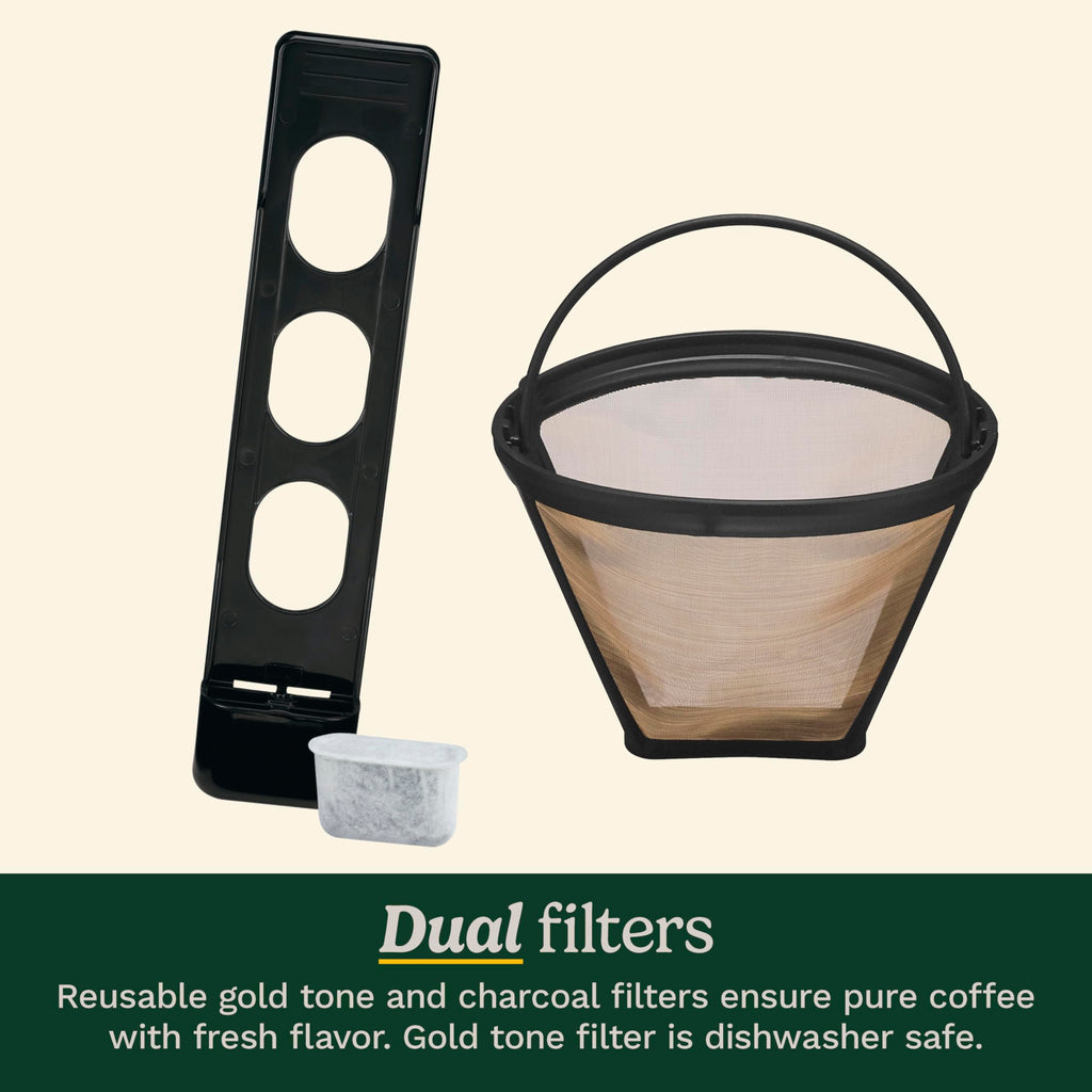 12 Cup Black Stainless Steel Coffee Maker X960548