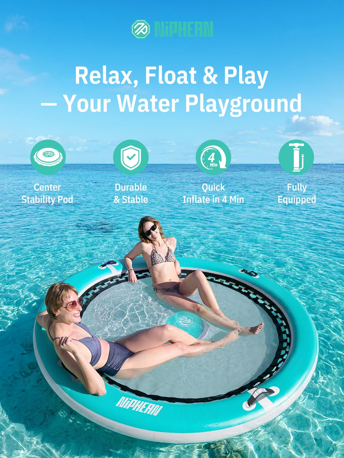Inflatable Water Hammock 8FT L93697