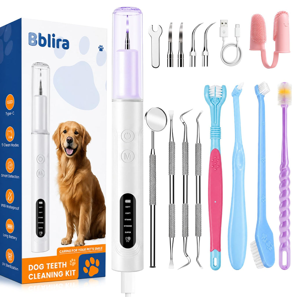 Dog Ultrasonic Tooth Cleaner with LED Light N18537