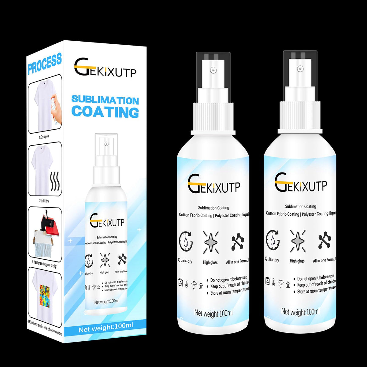 100ml Sublimation Spray for Cotton T-Shirts X13441