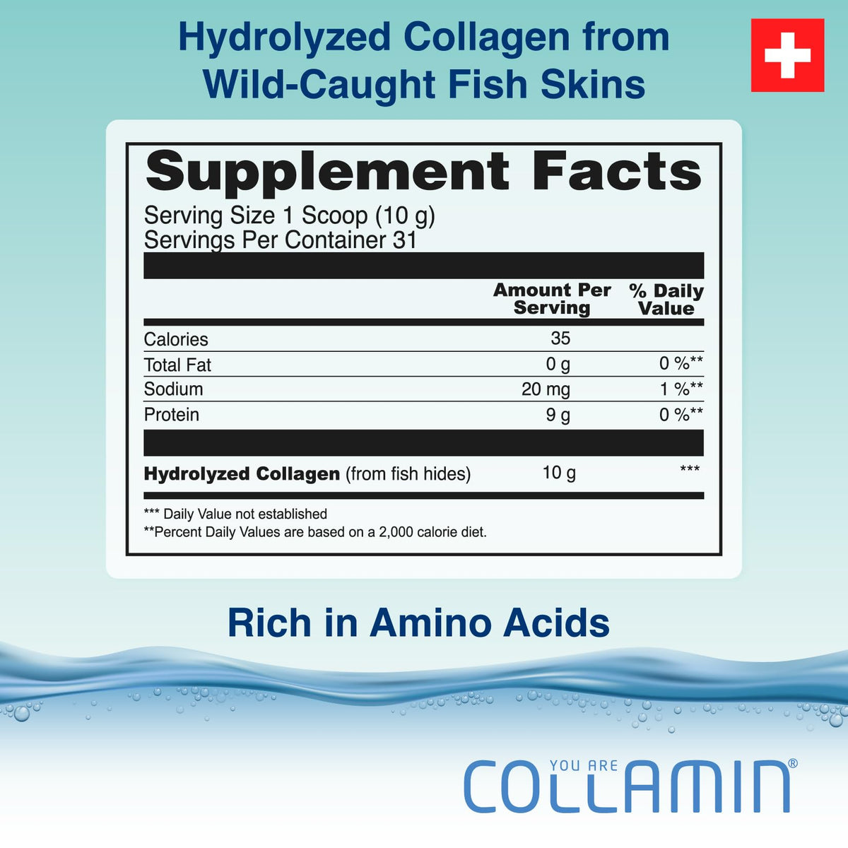 Hydrolyzed Collagen Peptides Powder with Essential Amino Acids I220