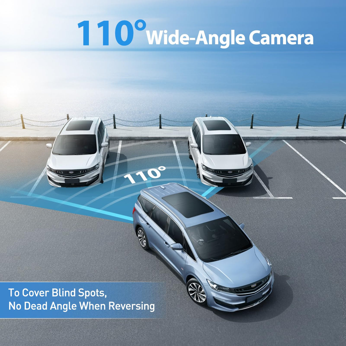 7" Solar Wireless Magnetic Backup Camera M71265