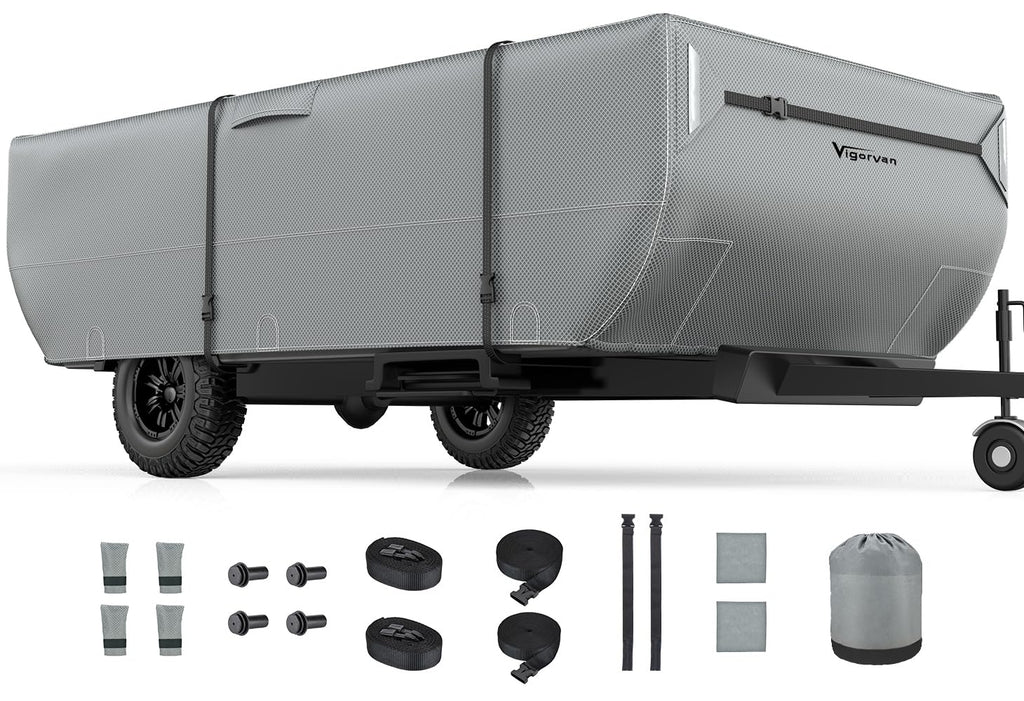 Folding Camper Cover Fits 10'-12' Trailers M931