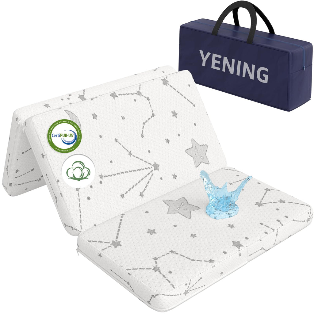 Organic Cotton Trifold Pack and Play Mattress Pad D914693