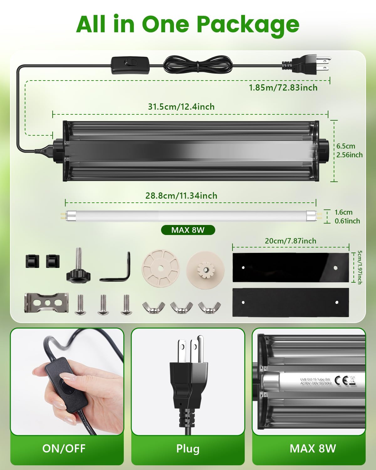 8W Bird Lamp F4671