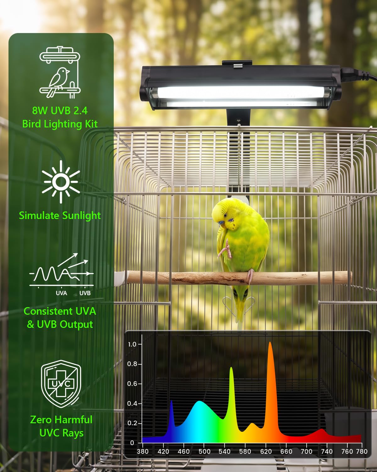 8W Bird Lamp F4671
