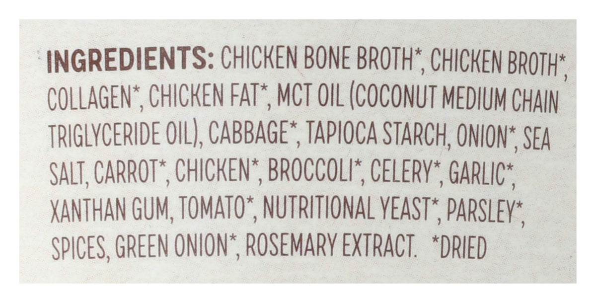 Chicken Vegetable Bone Broth Soup, 1.2 OZ M808650