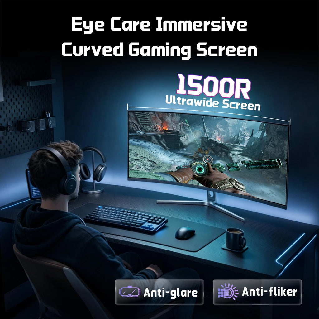 34 Inch Curved Gaming Monitor UWQHD 200Hz O4220