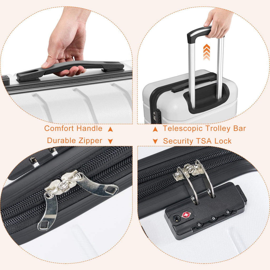 20 Inch Carry On Luggage with Spinner Wheels I638744