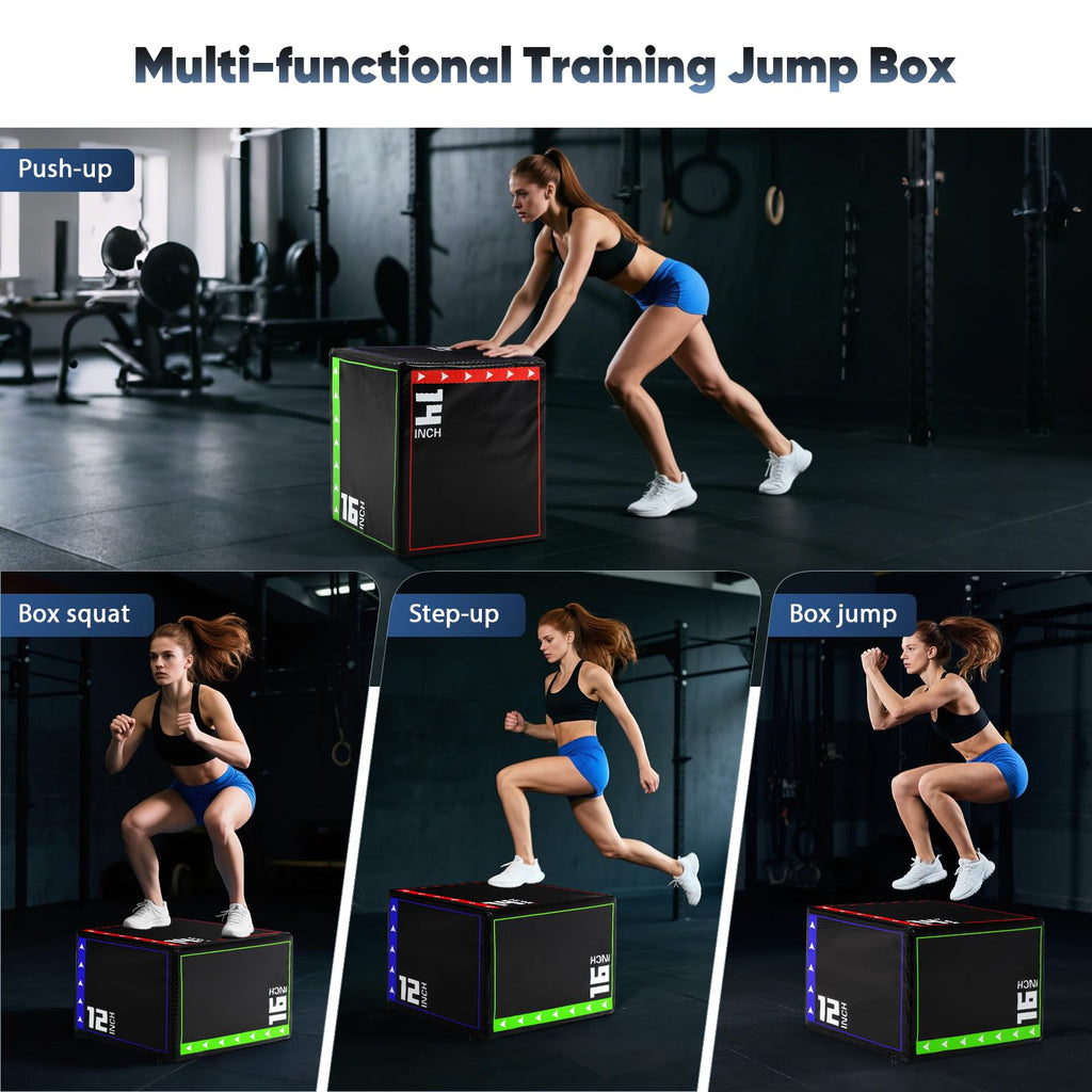 3 in 1 Foam Plyometric Jump Box P163836