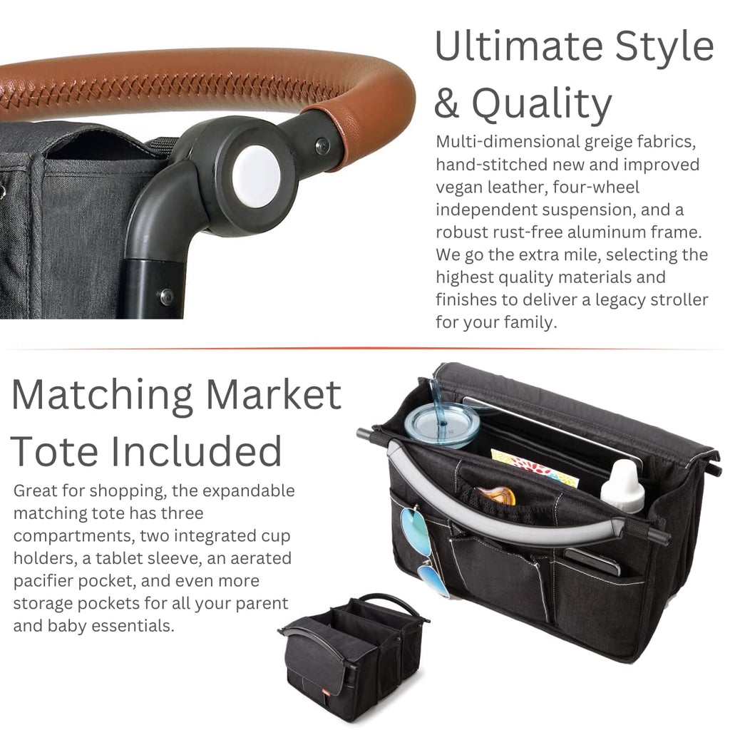 Black Double Stroller F78792