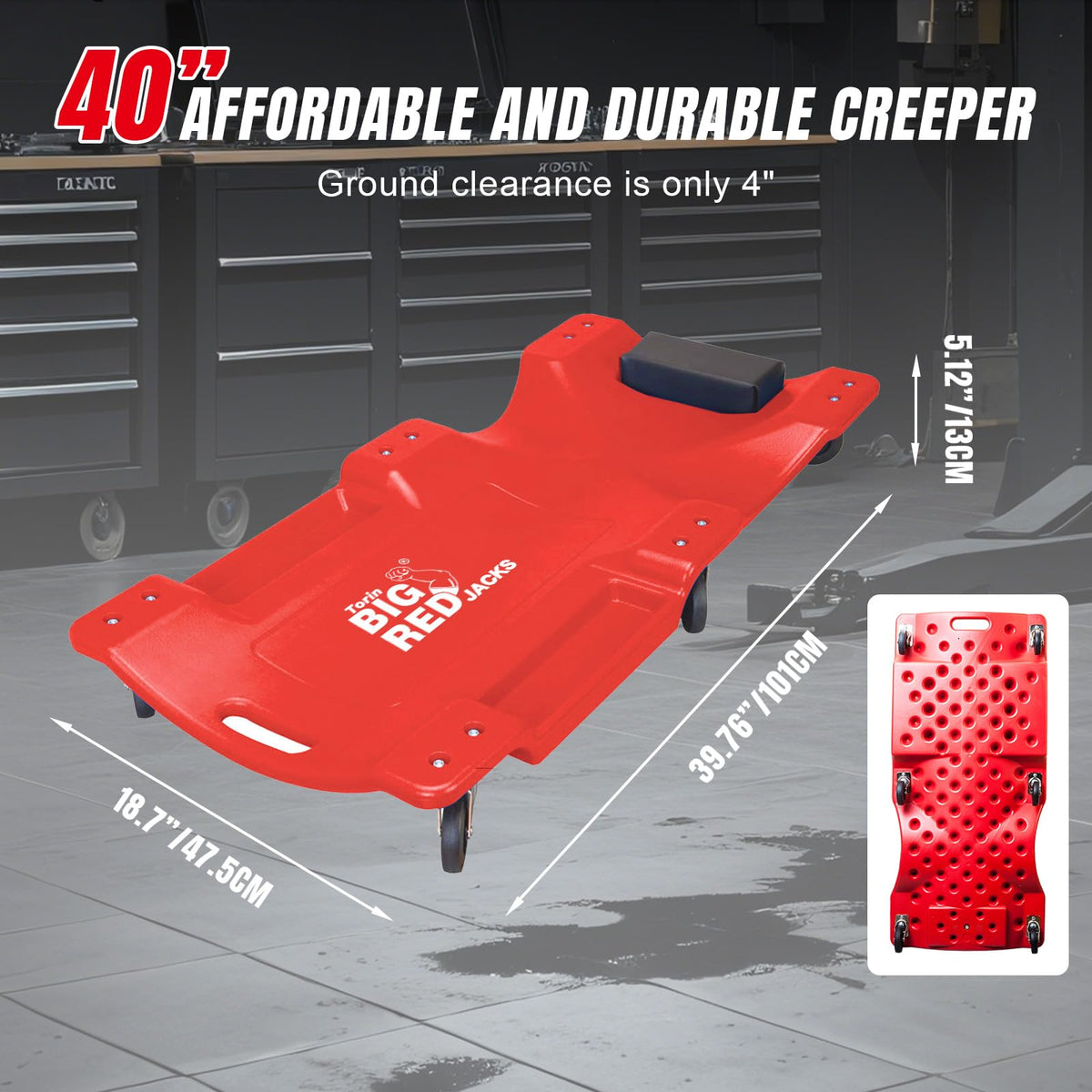 Plastic Rolling Garage Creeper N391277