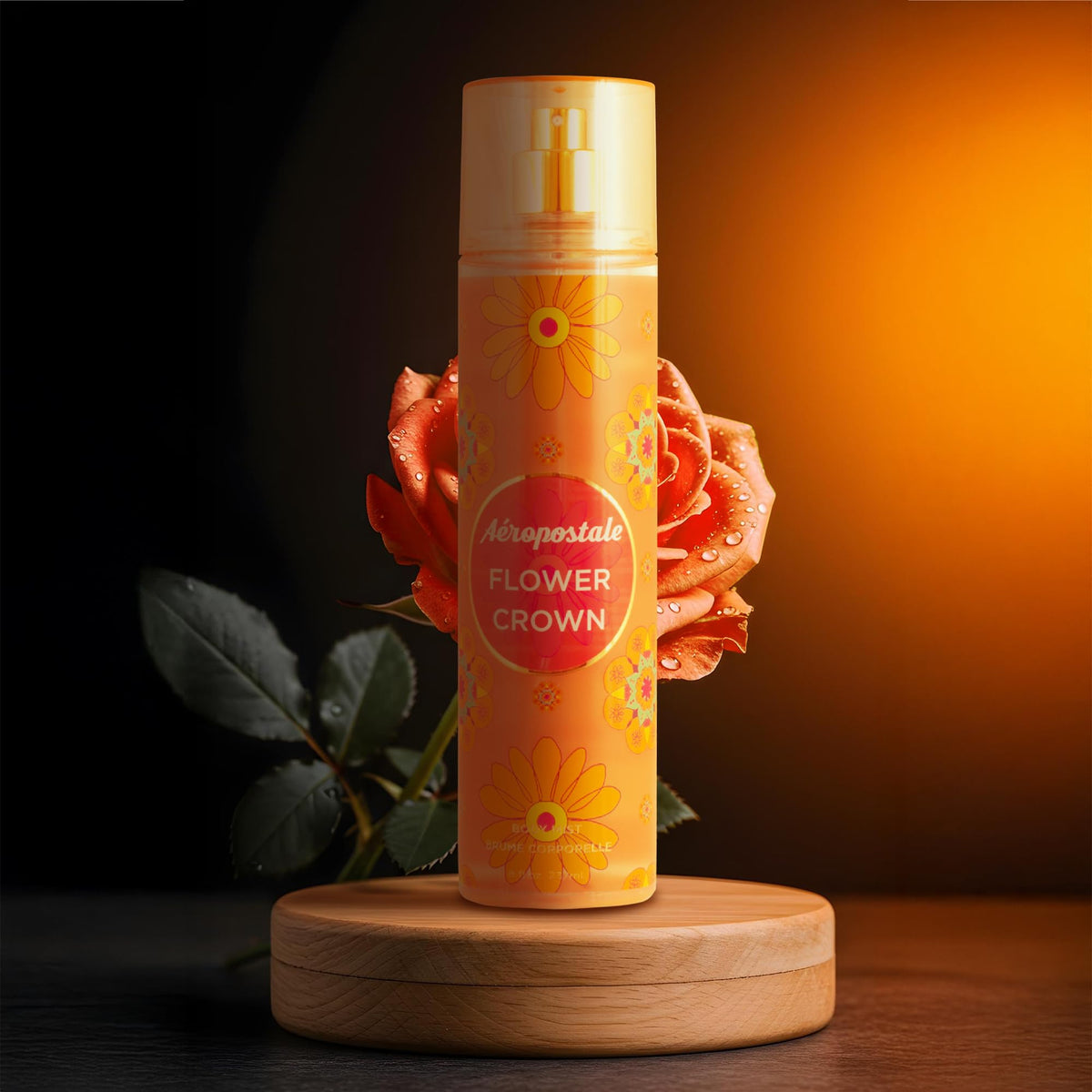 Peach Daisy Flower Crown 8 Fl. Oz. Body Mists U465