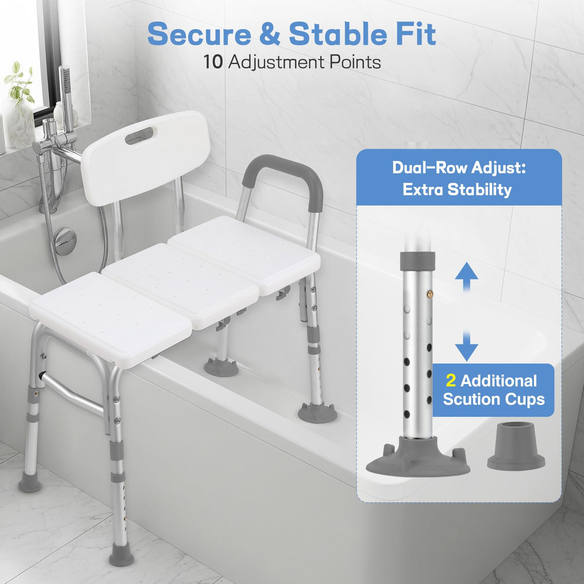 Tub Transfer Bench & Shower Chair W28809