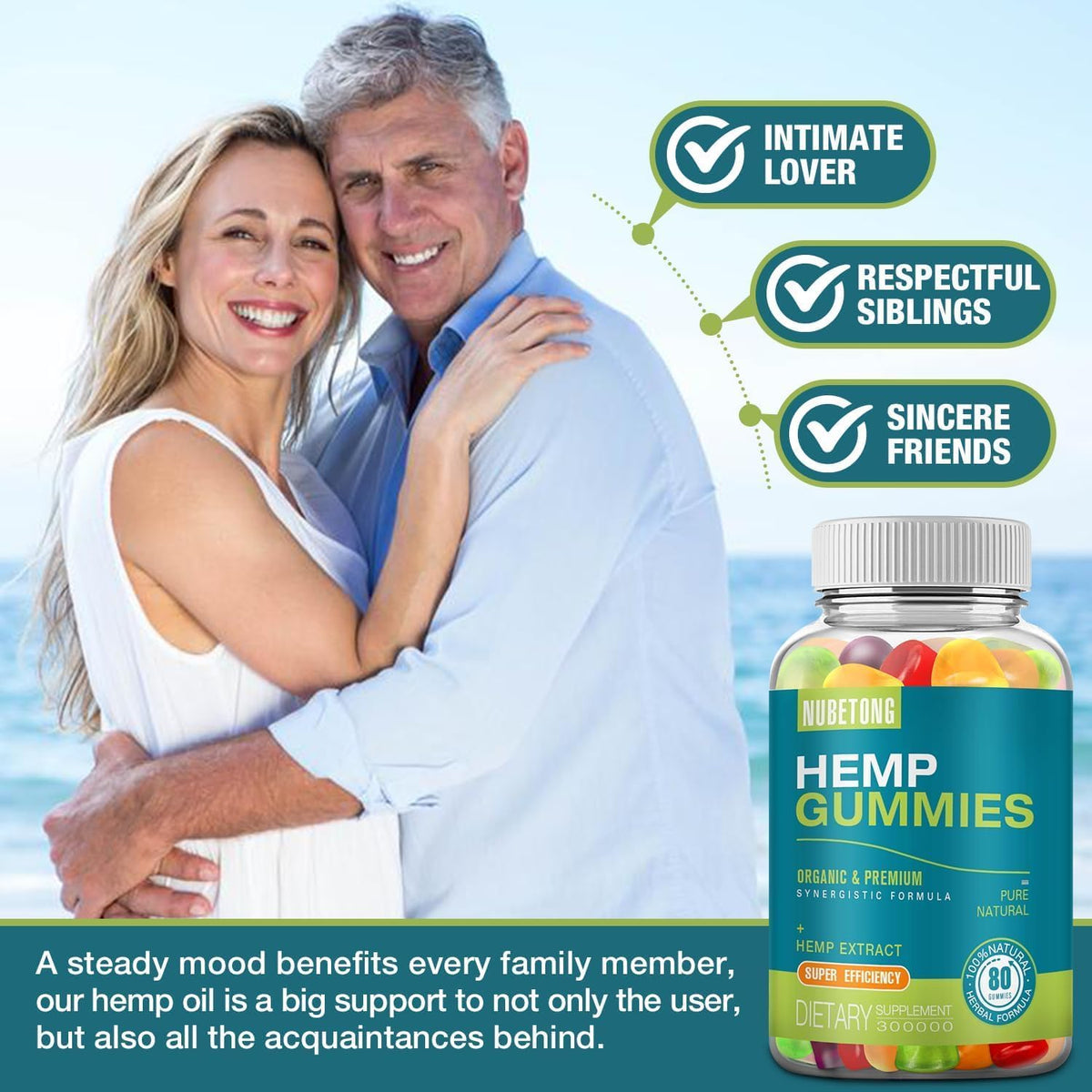 Organic High Potency Hemp Gummies X703