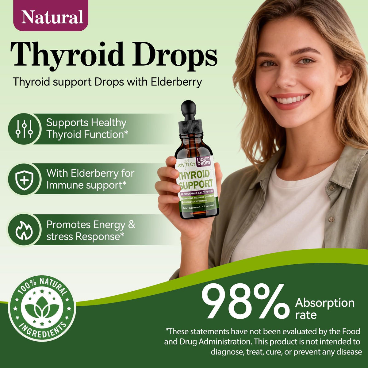 Ashwagandha & Iodine Berry Drops S616
